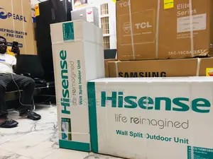 Get a New Slim Hisense Split R410 Gas 2.5hp