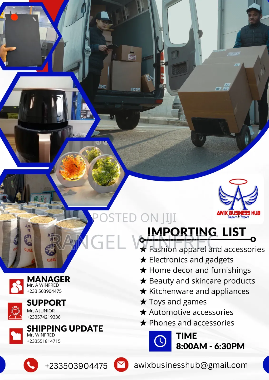 Awix Business Hub. Mini Import and Preorder