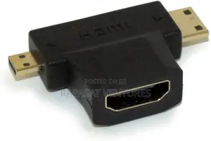 HDMI Female to Micro and Mini HDMI Male Dual Adapter
