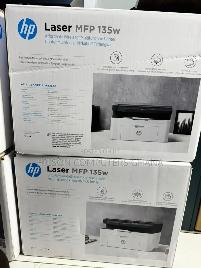 Hp Laser Mfp 135w Printer – White