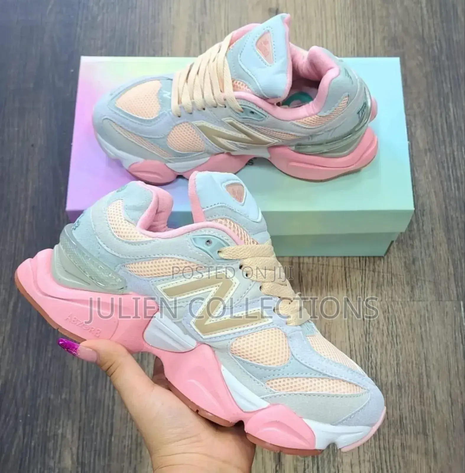 New Balance 9060 Pink N Green