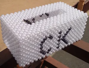 Beaded Tissue Box