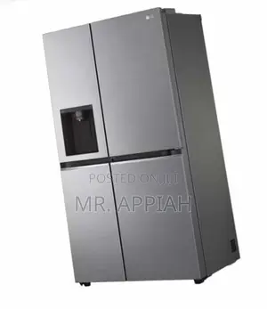 Sleek LG GC-J287SQUV 668L Side by Side Electric Fridge,Gray