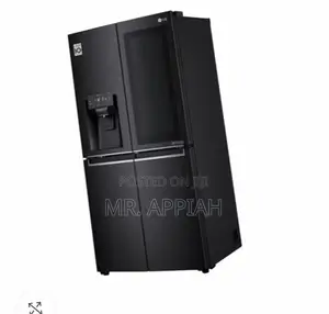 LG GC-X22FTQLL Side by Side Fridge Smartthinq(508L)Black 