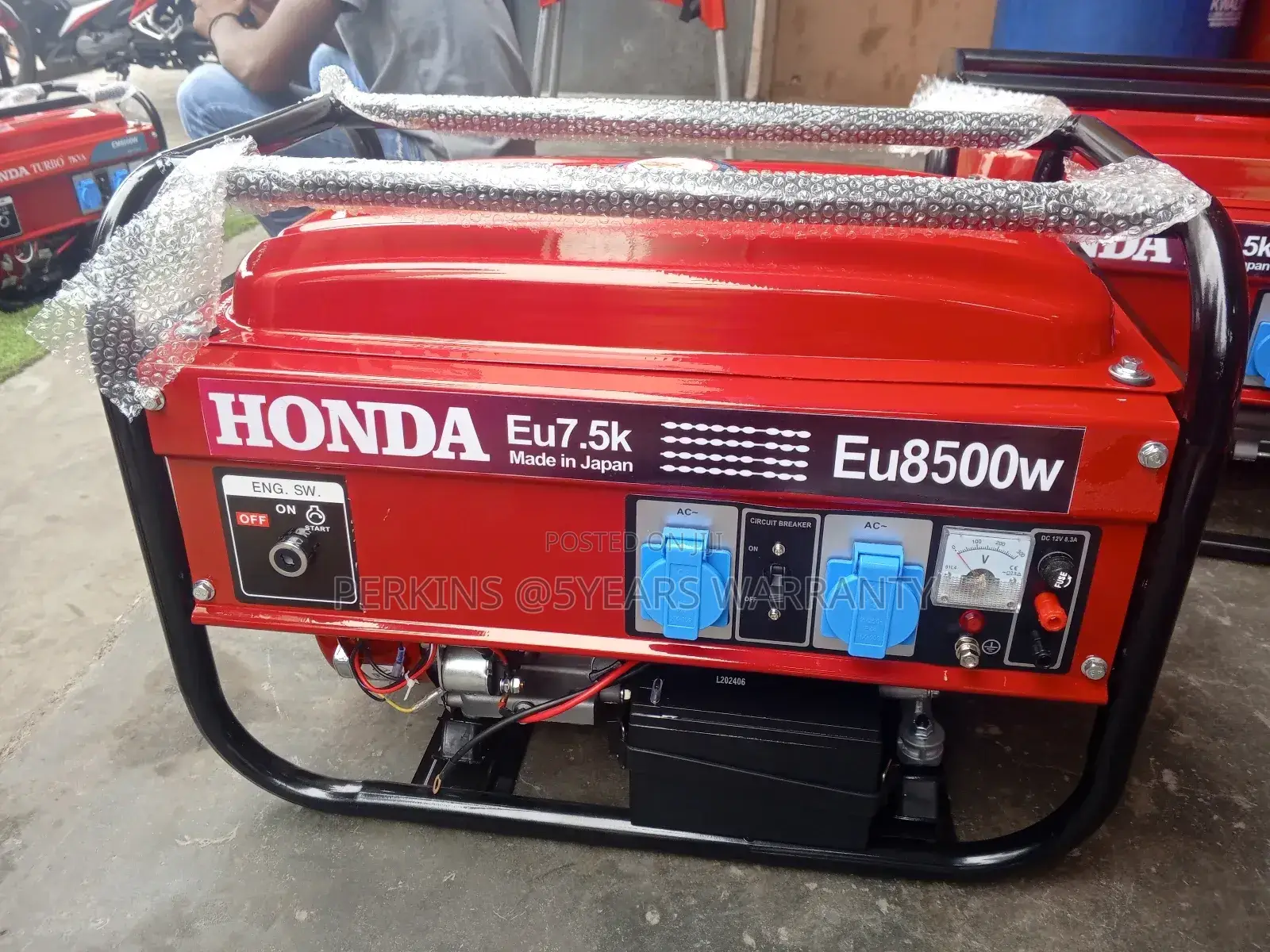 Honda 7.5kva Keystart Powerful Petrol Genset 8500watts