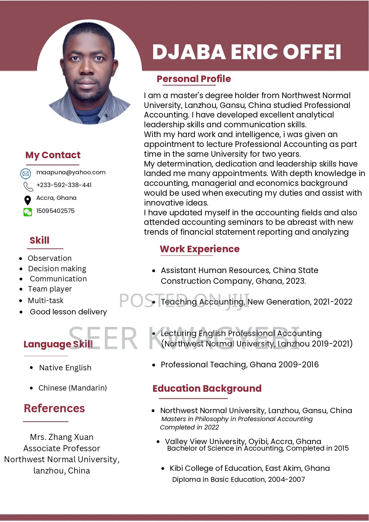Accounting Lecturer