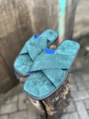 Green Opex Suede Slippers