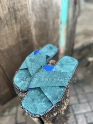 Green Opex Suede Slippers