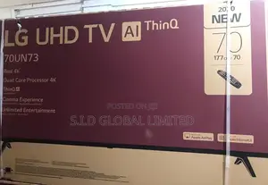 Proper 70" Un73 LG Uhd TV With Thinq Ai