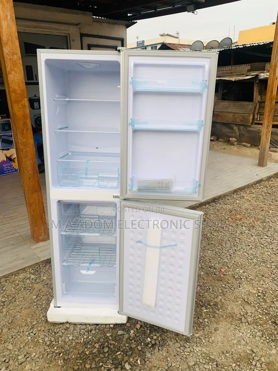 Affordable Nasco D2-20 Double Door Electric Refrigerator 