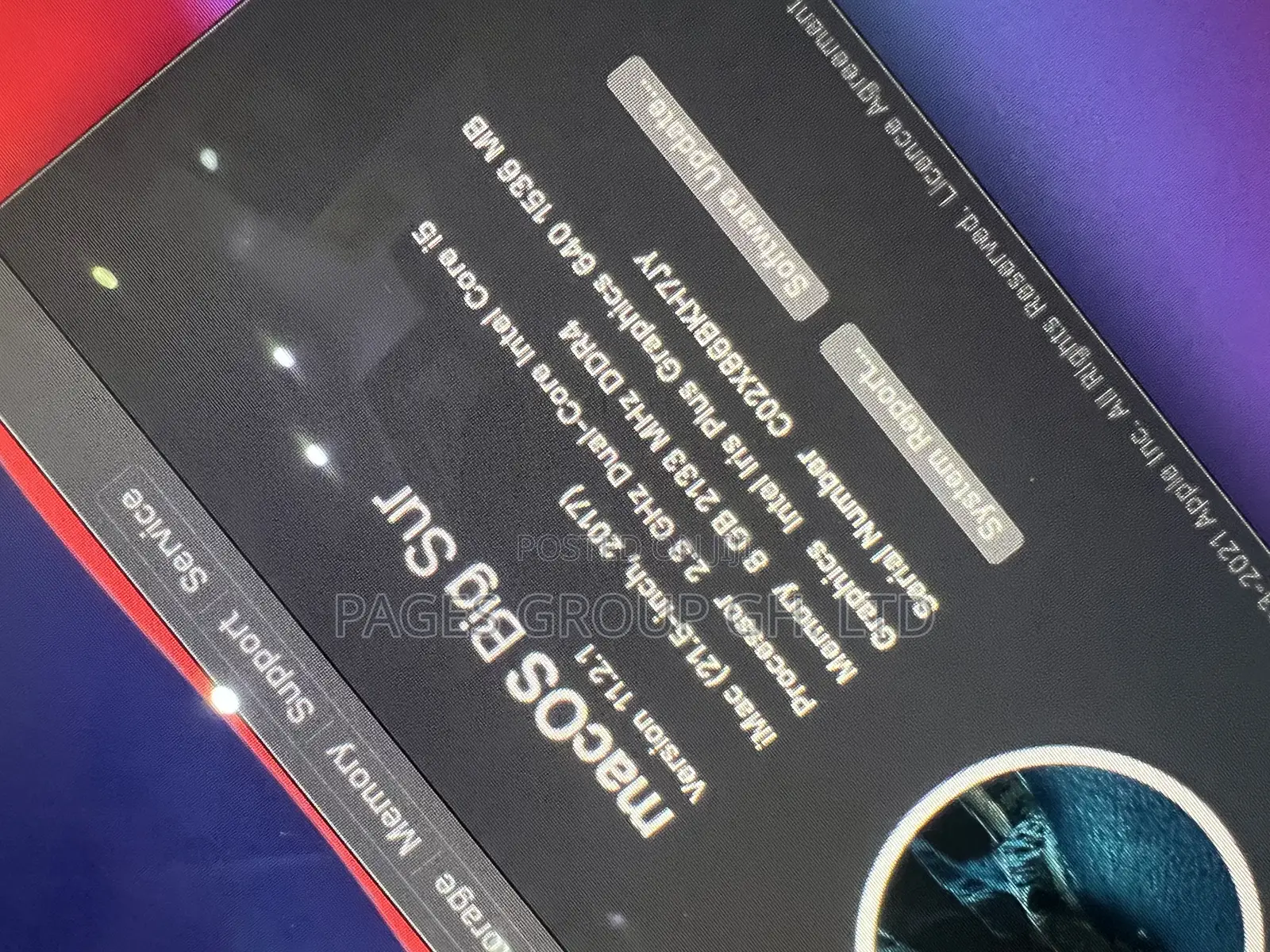 Desktop Computer Apple iMac 8GB Intel Core I5 HDD 1T