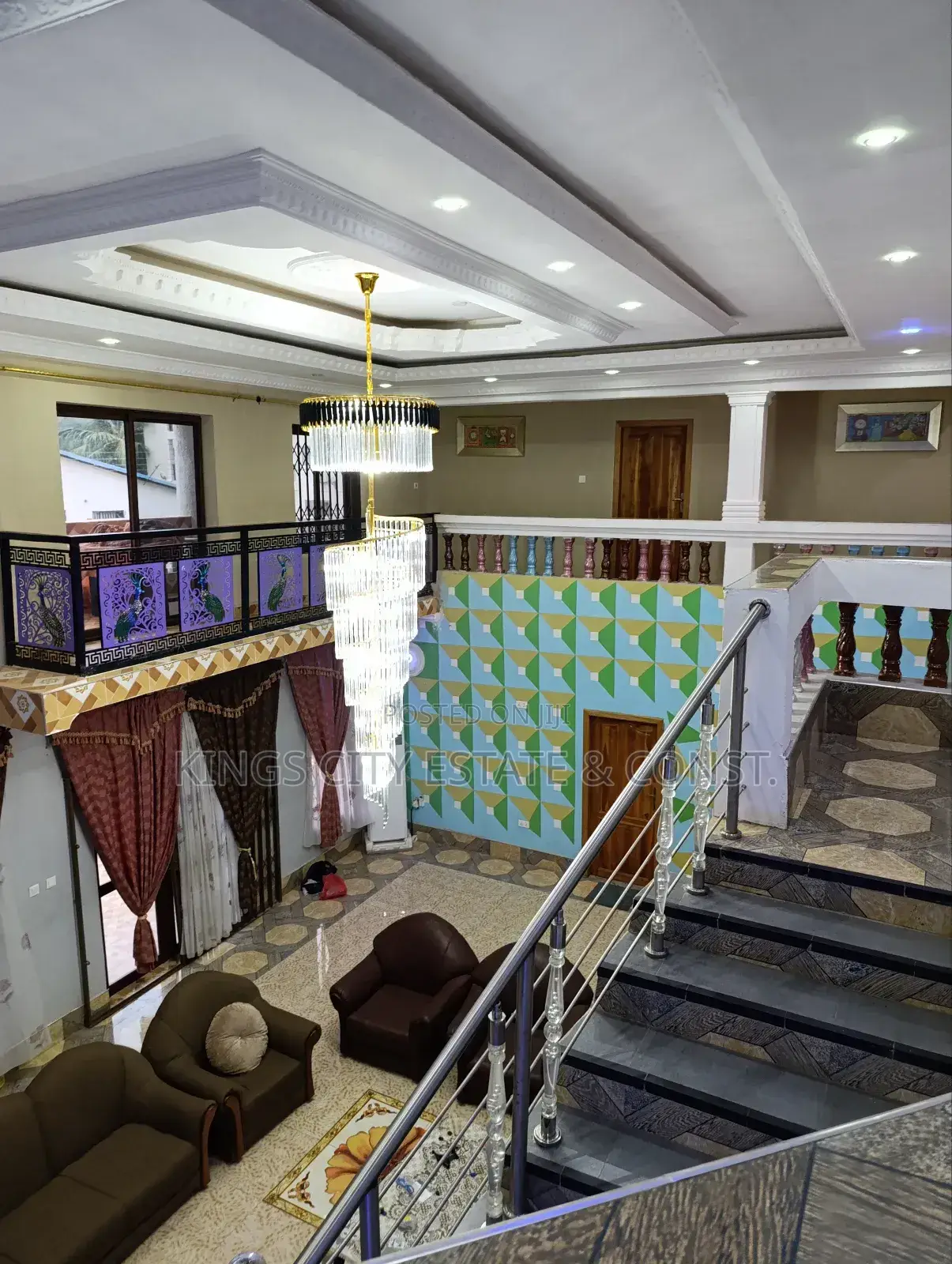 Furnished 6bdrm House in Acp-Interchange, Pokuase for rent