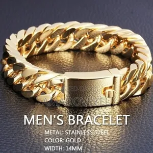 Men's Fashion Gold Plated Bracelet