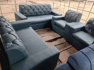 Utv Leather Black Sofa Sets (Payment After Delivery)