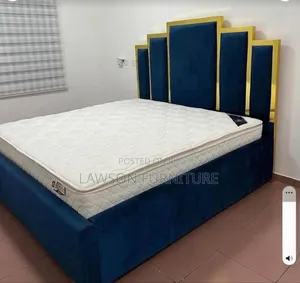 Queen Size Bed Frame and Mattress