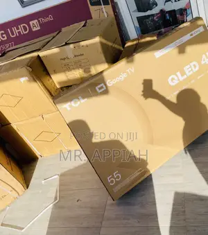 Sleek TCL 55c645 55 Inch Qled Smart Android Television.