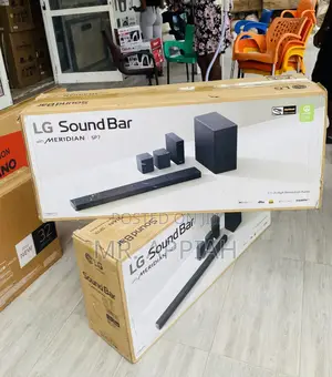 Sleek LG Sp7r. 7.1 Channel Bluetooth Soundbar System(Black)