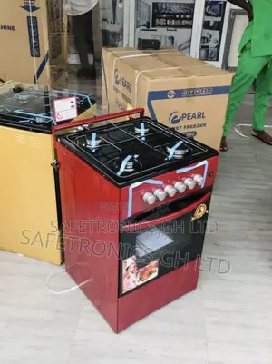 Purchase Volcano Red 50by50 4 Burner Gas Oven/Grill