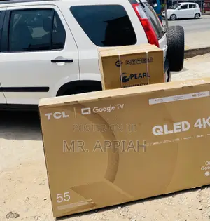Authentic TCL 55c645 55” Qled Smart Television(Black)