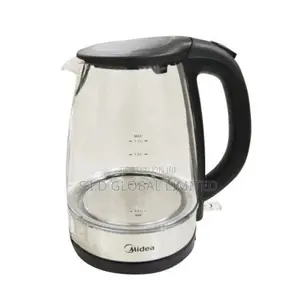 Authentic MIDEA-ELECTRIC-KETTLE-TRANSPARENT-GLASS-1.7LTR