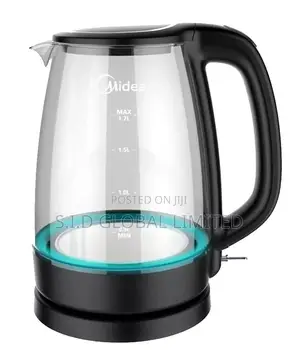 Available MIDEA-ELECTRIC-KETTLE-TRANSPARENT-GLASS-1.7LTR