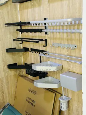 Black Bathroom Accessories - Grey Accessories- Shower Set