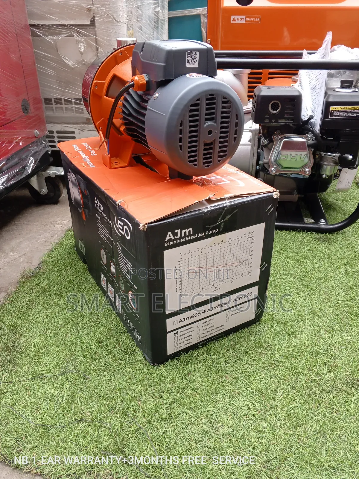 Leo Water Pump- 1.0hp- Stainless Steel- Jet Pump Original