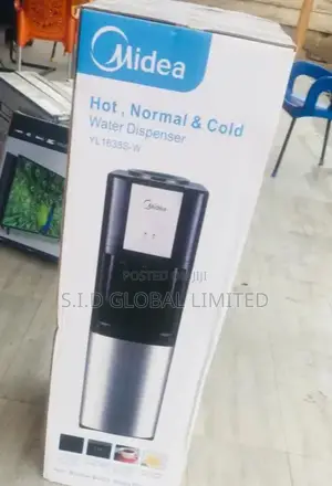 Genuine MIDEA-16LTR-3-TAPS-WATER-DISPENSER-BLACK-YL1638S-W