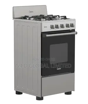 Adorable MIDEA-4-BURNER-GAS-COOKER-SILVER-SP5055T082-S