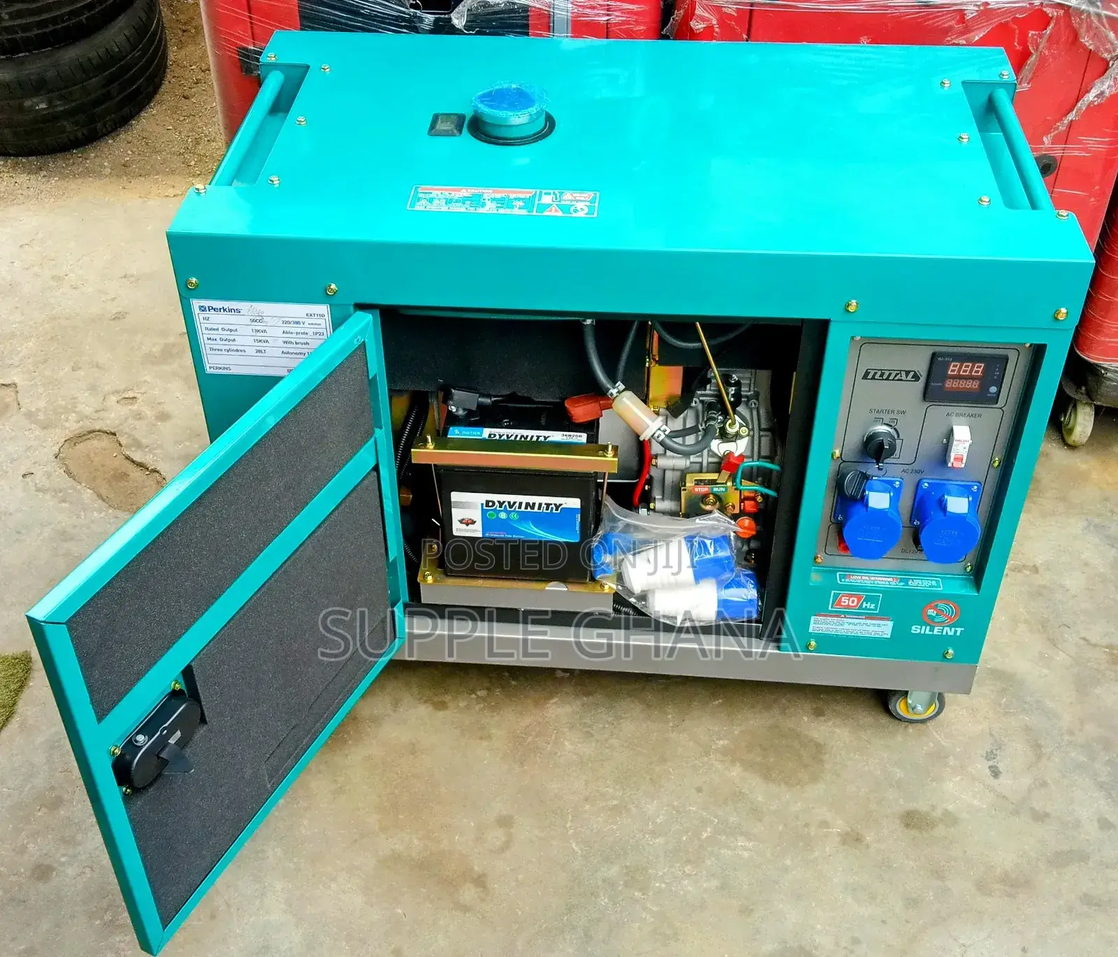 Long Life Bearing Generator 15kva Diesel Perkins Generator