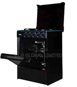 Exclusive Midea-4 Burner-Gas-Cooker-M-Sniper60-Black