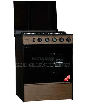Amazing MIDEA-4-BURNER-GAS-COOKER-WITH-GRILL-BMG6060-WD