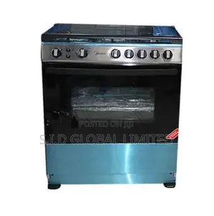 Brand New MIDEA-5-BURNER-GAS-COOKER-WITH-OVEN-36LMG5G030