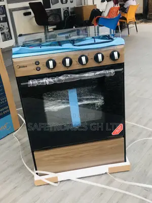 60by60 4 Gas Cooker Oven/Grill Midea Wooden 