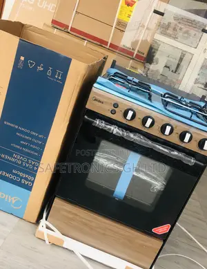 Sealed 60by60 4 Gas Oven/Grill Wooden Midea 