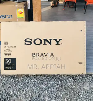 Sleek Sony 50W660F 50” Full HD Smart Electric Television.