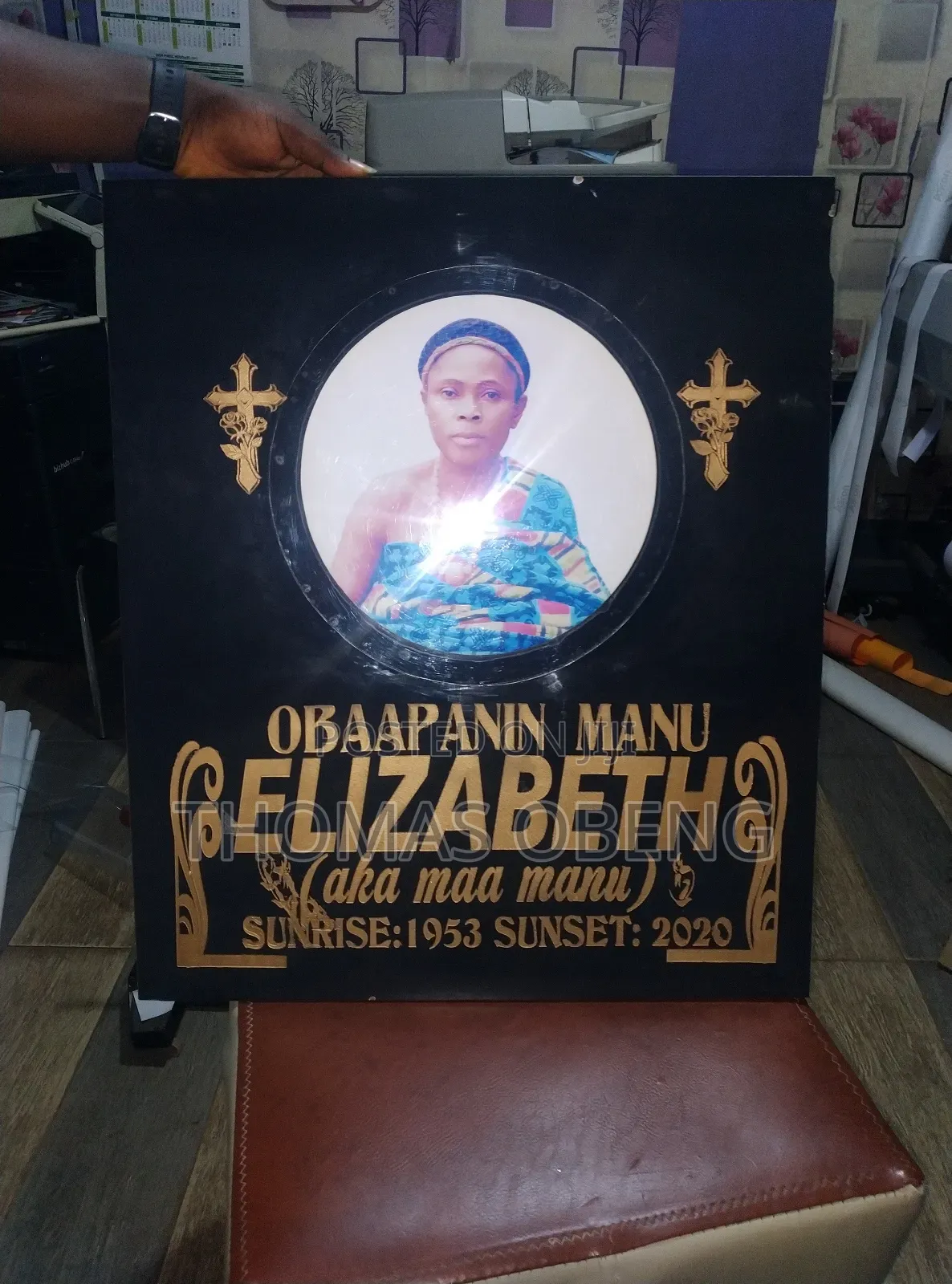 Headstone Plaque