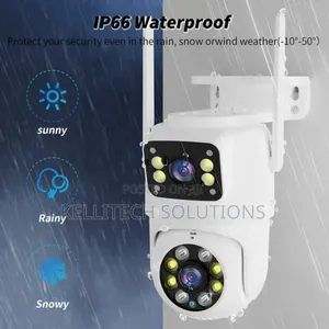 Alarmed Double Lens 6MP HD CCTV Camera