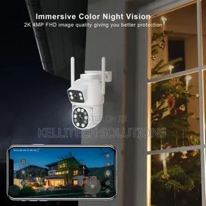 Double Lens Wifi CCTV Camera With Android and Ios App