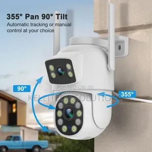 Double Lens Wifi CCTV Camera With Android and Ios App