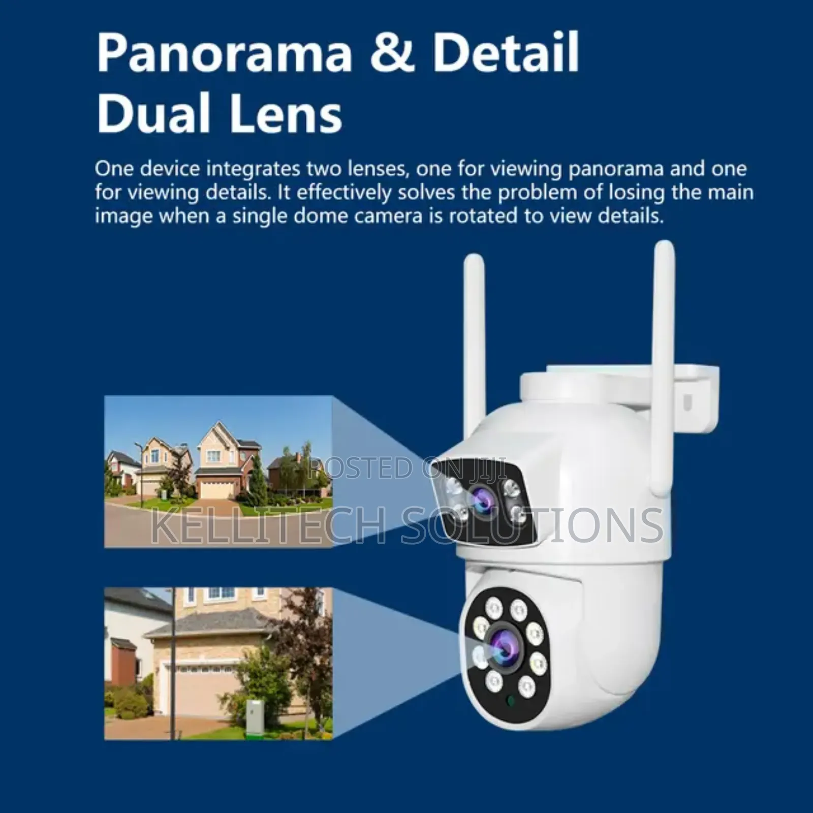 6MP Double Lens Wireless CCTV Camera