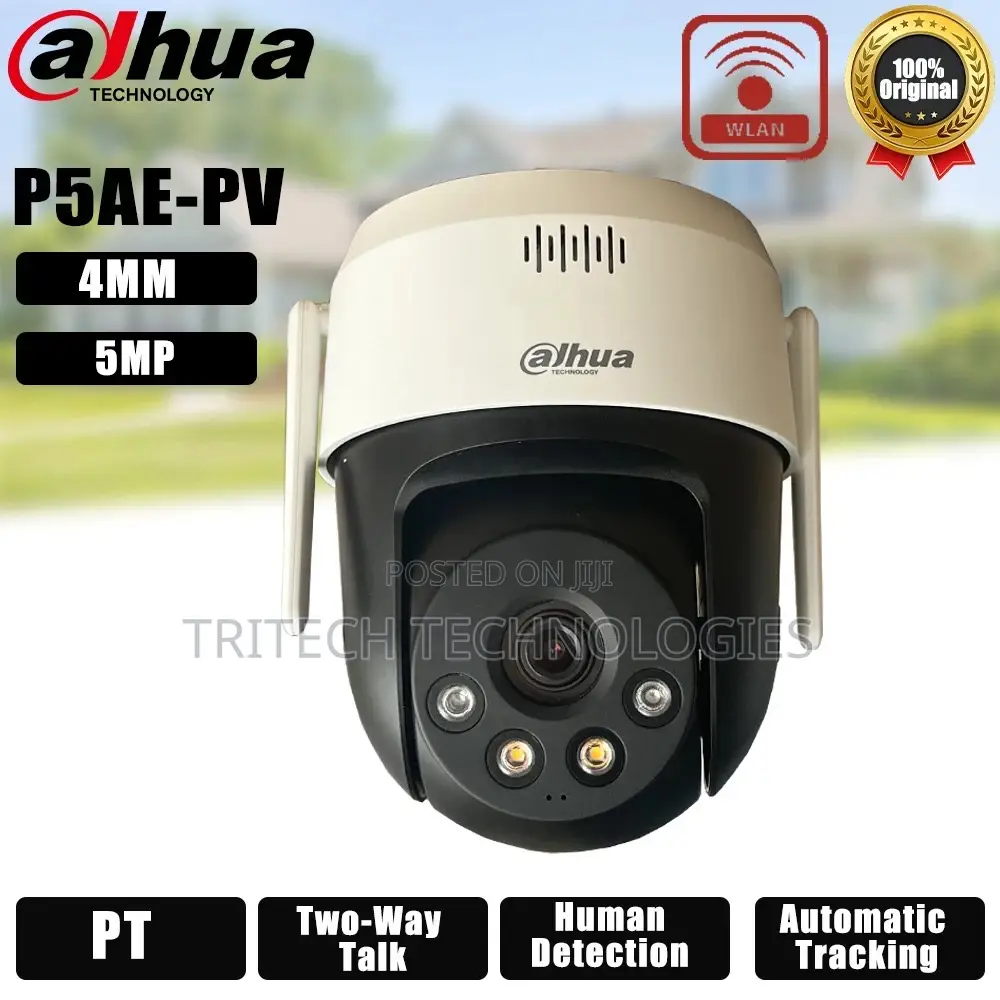 Dahua Network Camera Ip 3mp Wireless Camera Pt 360 Rotates Dh-P5ae-Pv