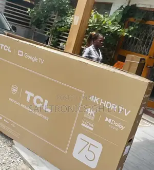 Led Smart TCL Crystal 75 Inch P635 (Black) Tv
