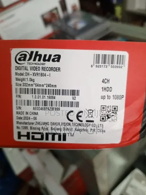 Dahua Digital Video Recorder 4ch DVR Dh-Xvr1804-I