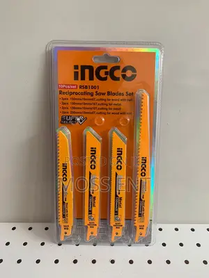 Ingco Saw Blades 10pcs Set for Wood Metal Cutting - Rsb1001