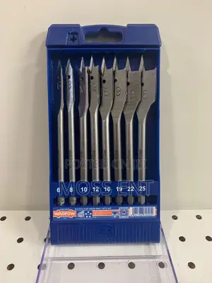 8 PCS Flat Wood Drill Bits Set - Wwf6b08