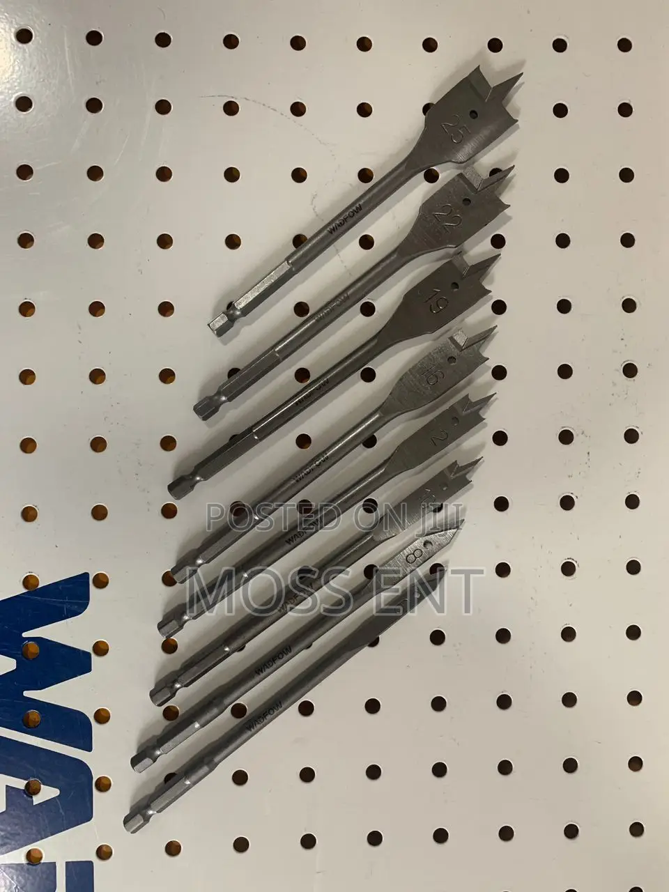 8 PCS Flat Wood Drill Bits Set - Wwf6b08