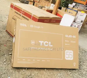  Smart Qled 55 Inch TCL (Black) Crystal Sleek Tv 