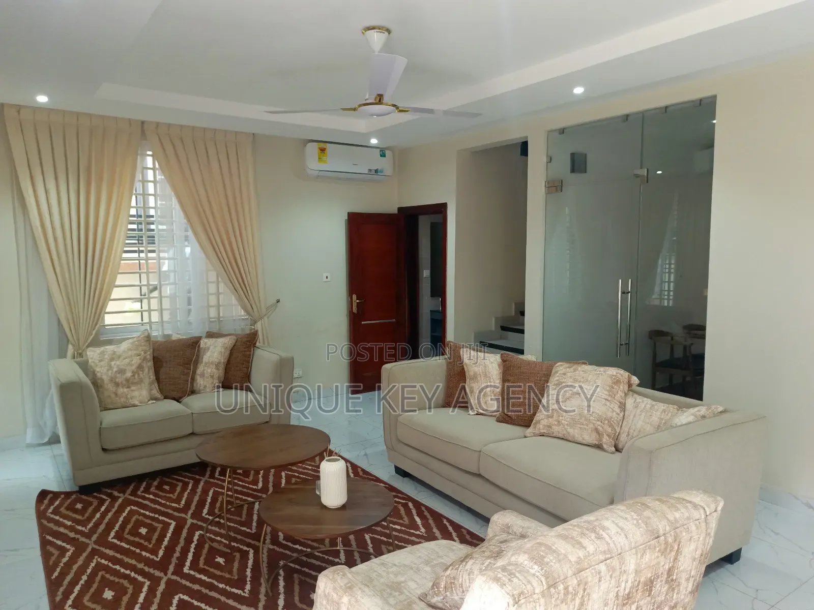 Furnished 3bdrm House in Unique Key Agency, Airport Residential Area
