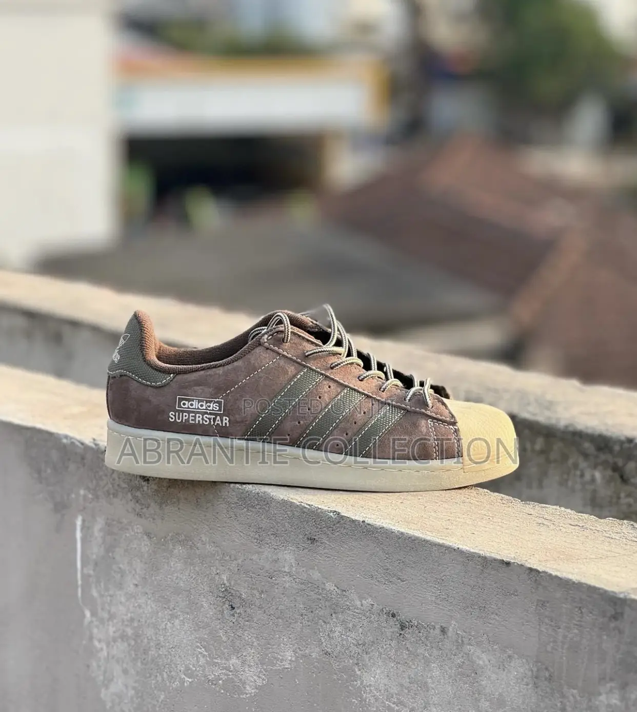 Adidas Superstar Brown Suede